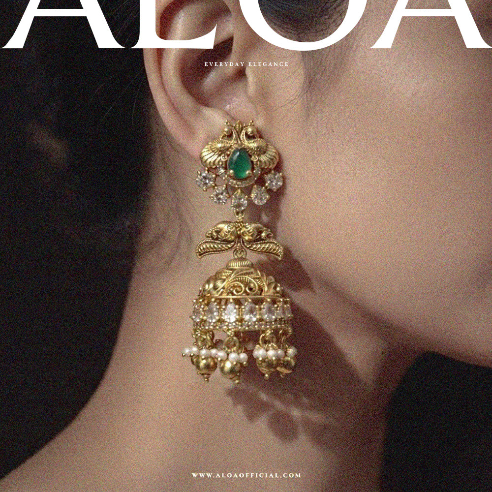 Heritage Jhumka Earrings