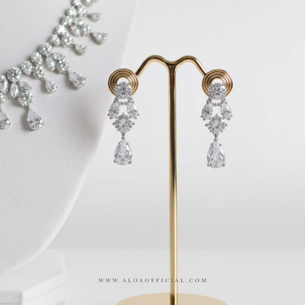 CZ Royalty Necklace Set