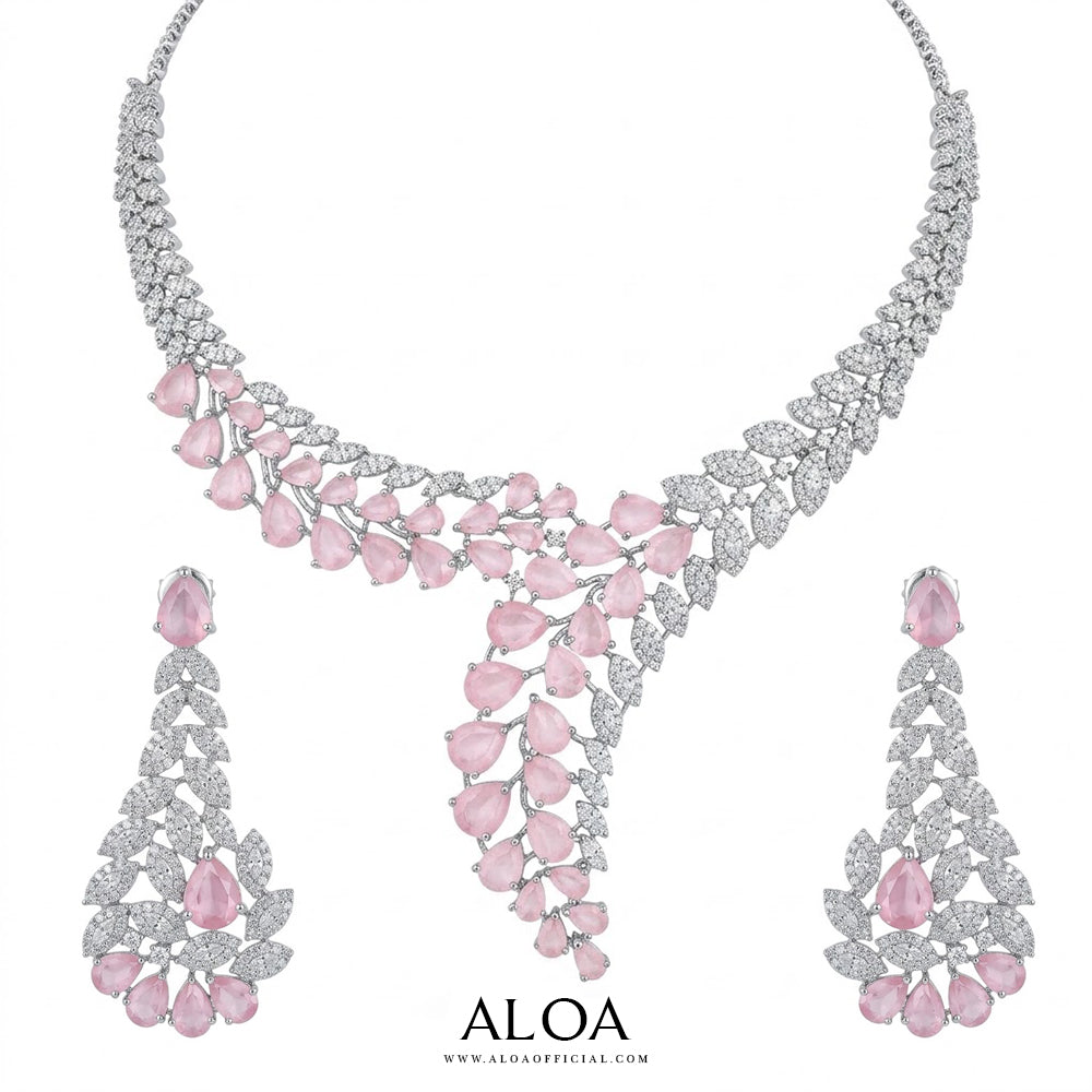 Blush Vine Necklace Set