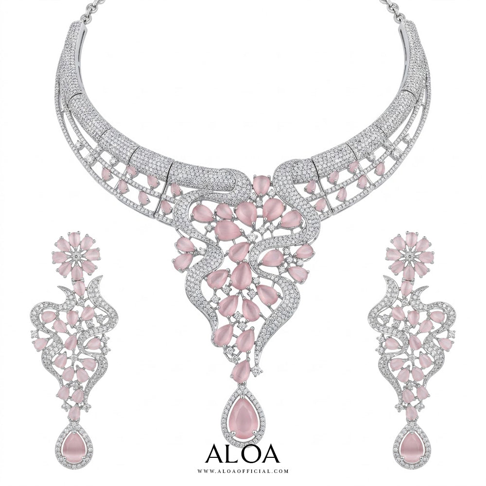 Pink Silver Set