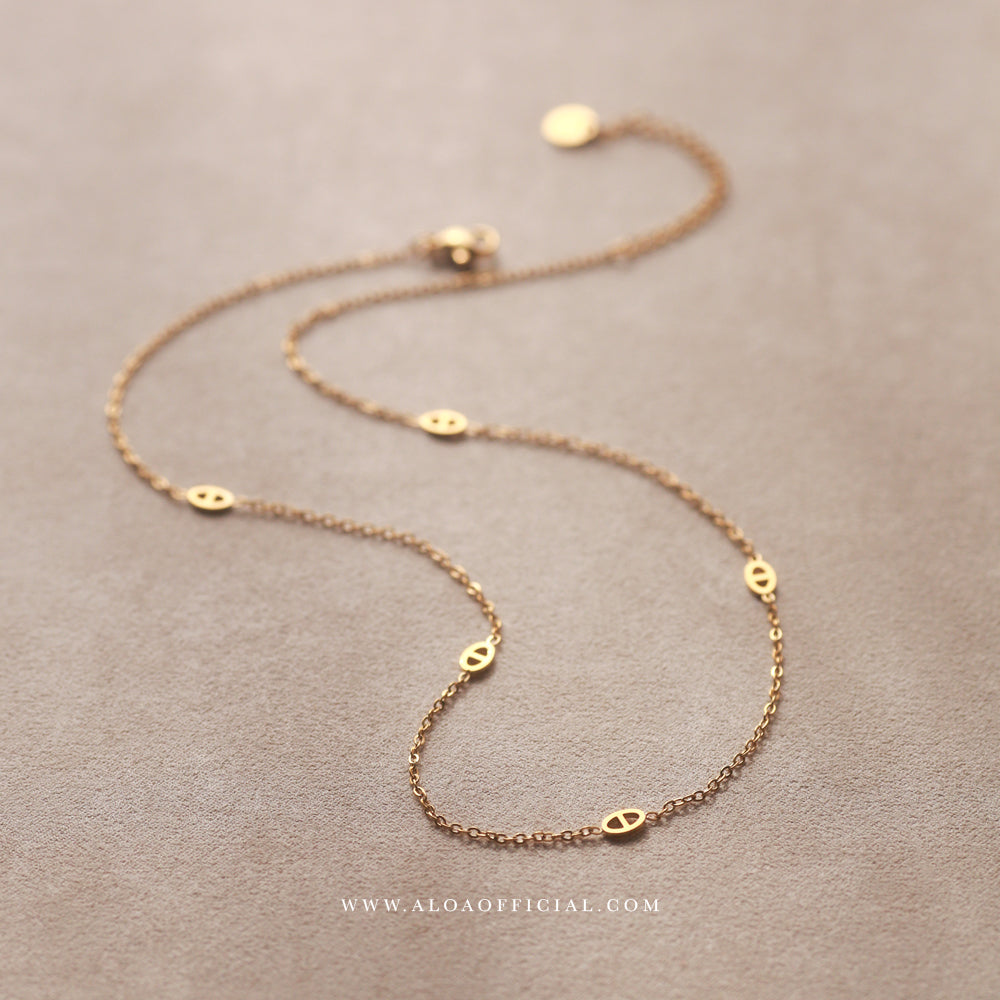 Gold-Plated Minimal Charm Necklace