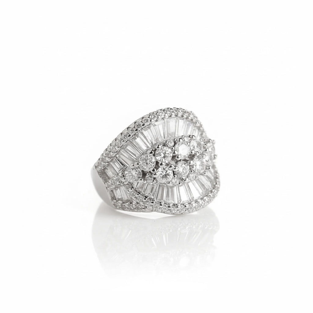 Classic CZ Adjustable Ring