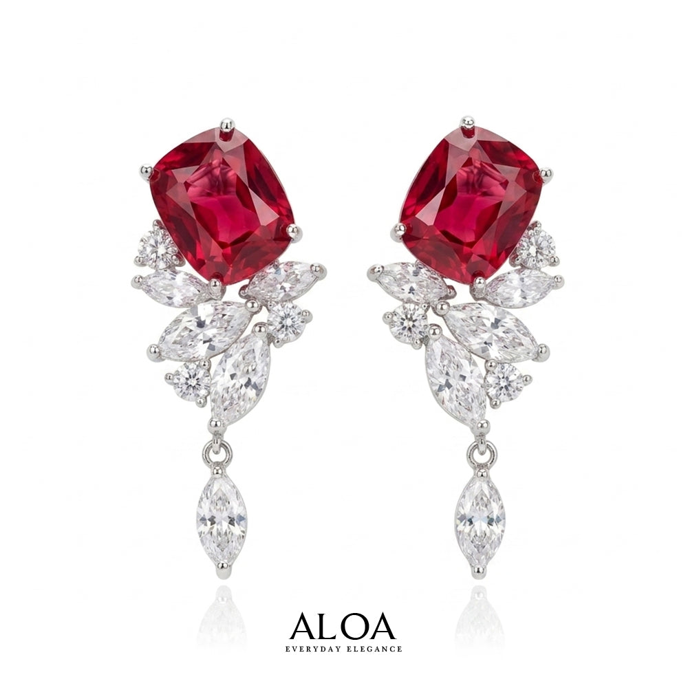 The Red Axis Earrings