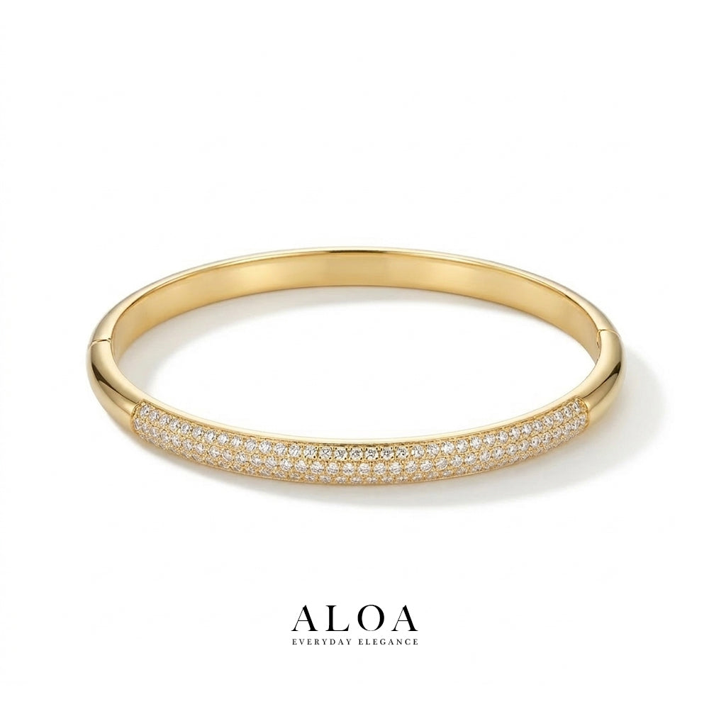 Golden Openable Bracelet