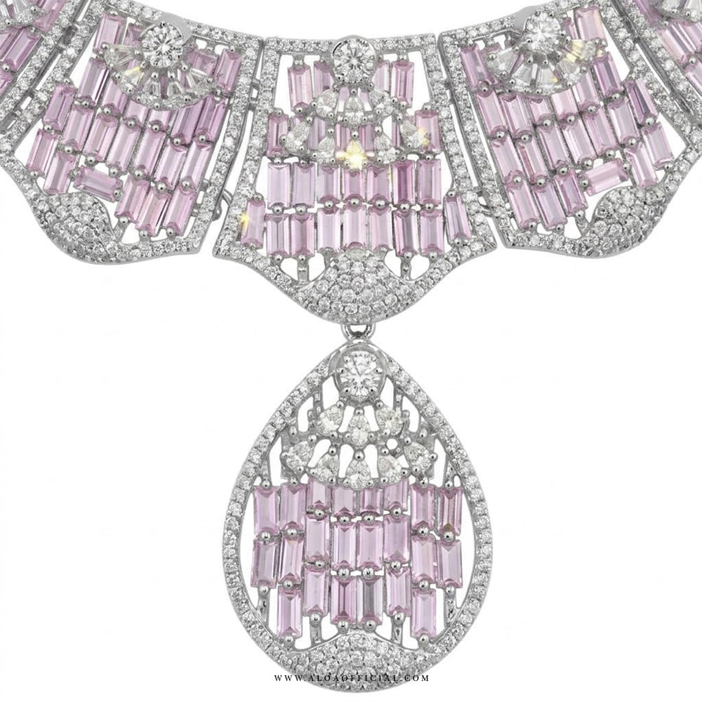 Ethereal Rose Necklace Set