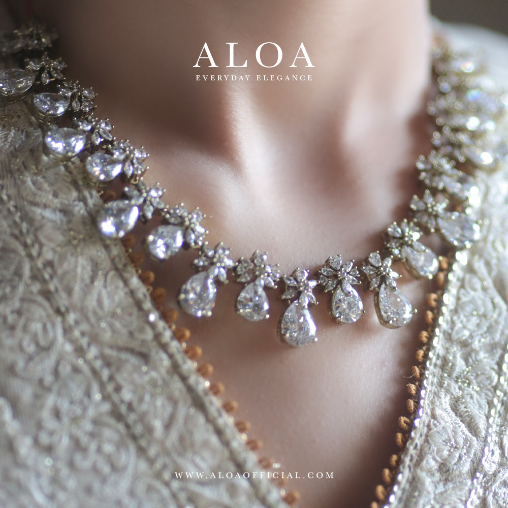 Crystal Drop Necklace