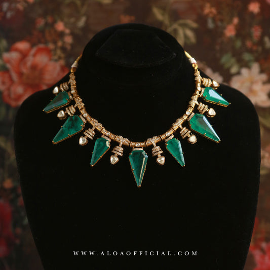 Mughal Majesty: Spiky Necklace Set