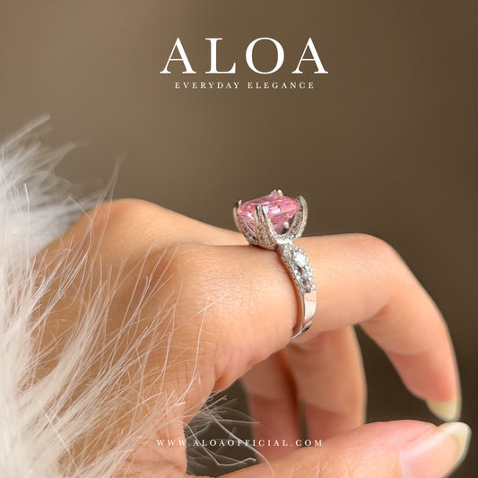 Pink Beauty Statement Ring