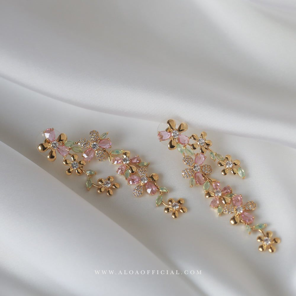 Blooming Grace – Floral Earrings