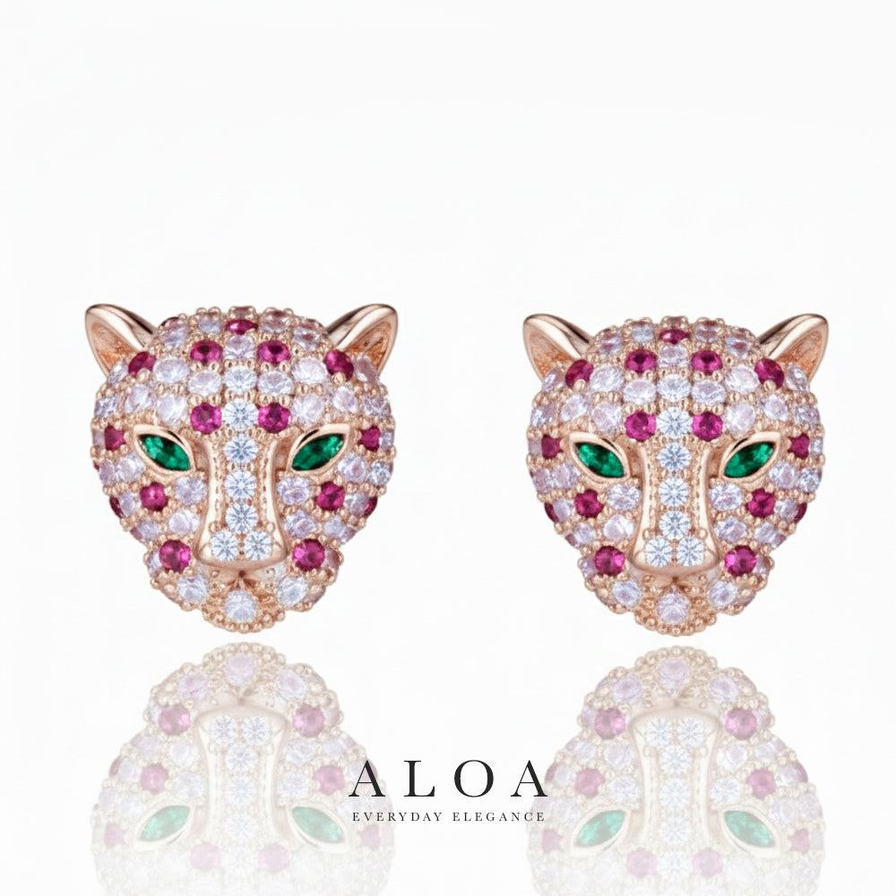 Royal Panther Pavé Studs