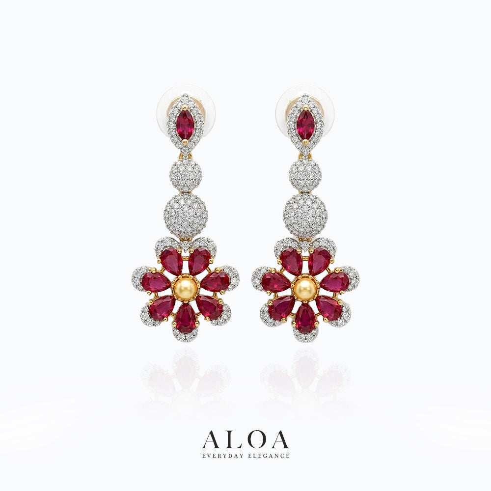 Flower Necklace Set