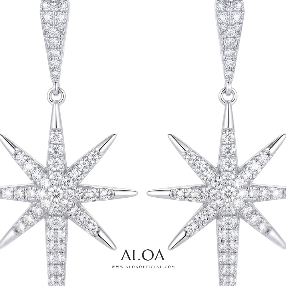 Star Drop Earrings