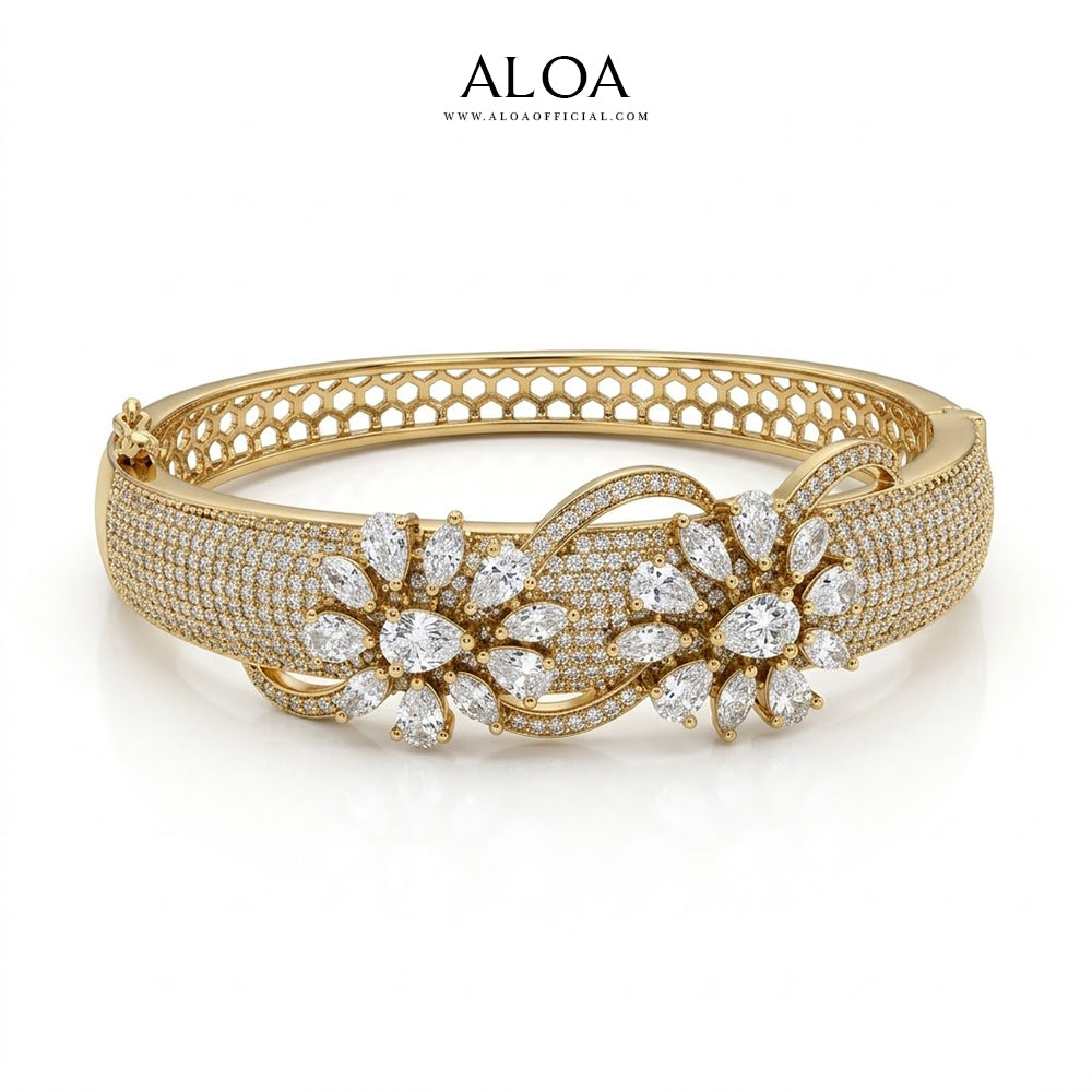 Floral CZ Bracelet