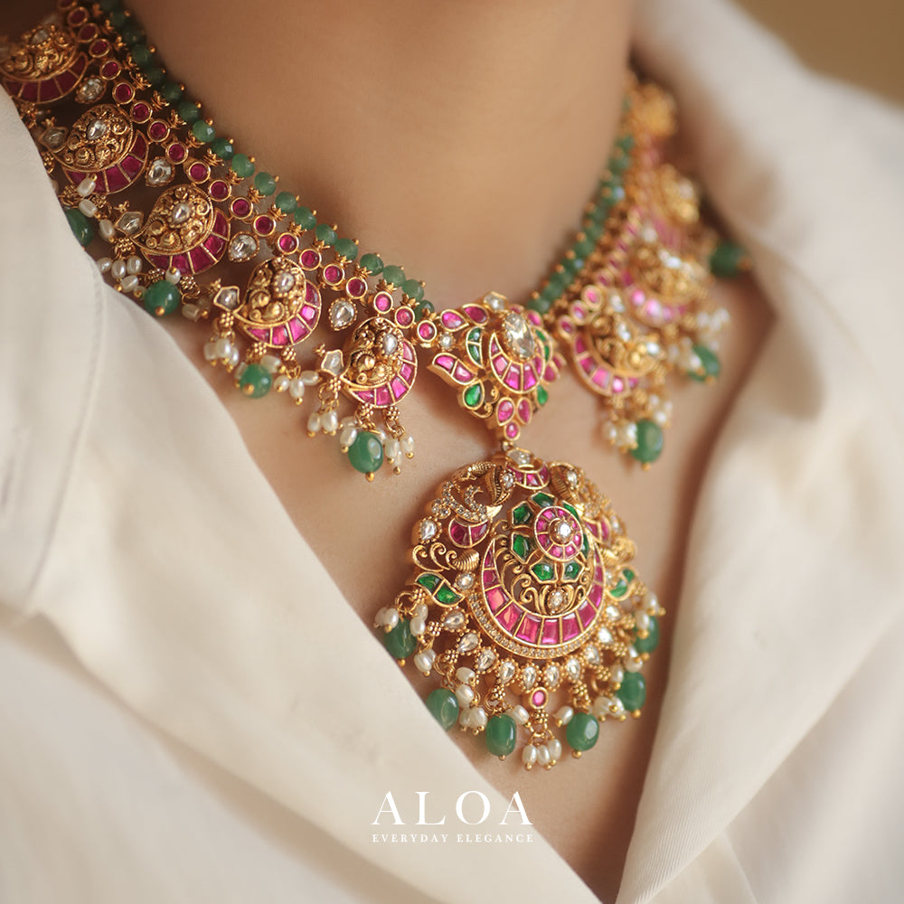 Royal Mayur Heritage Necklace Set