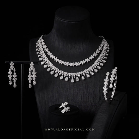 Luxury Bridal Set in Silver