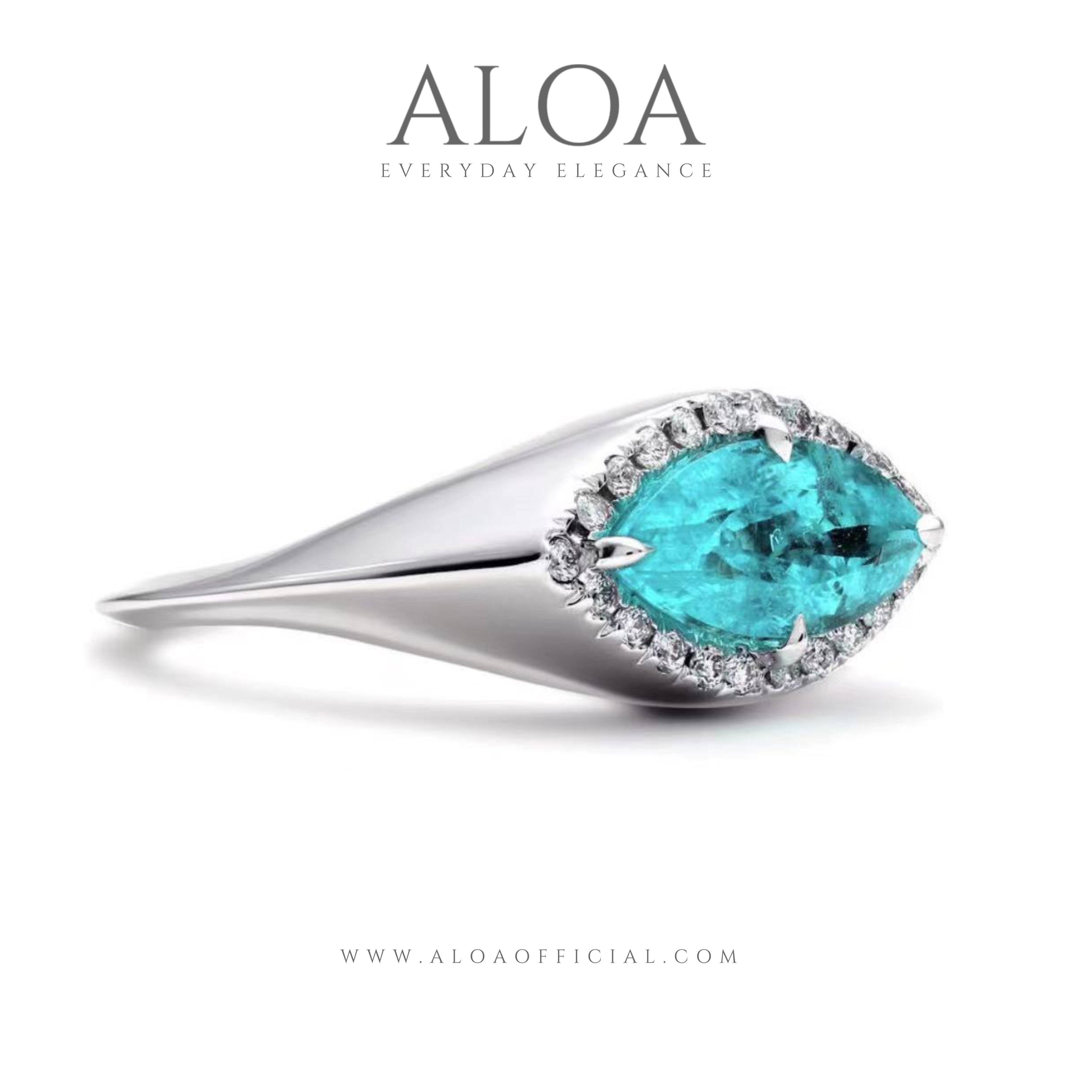 Aqua Aura Ring