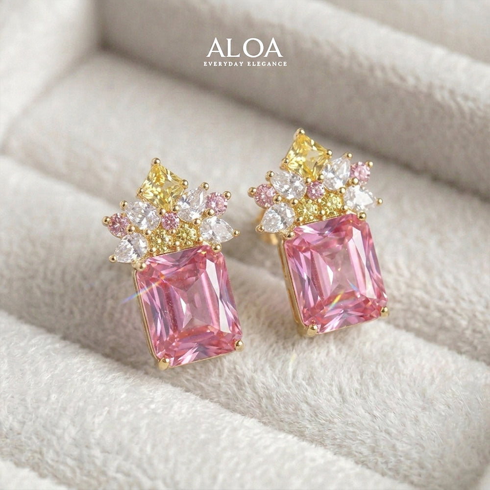 The Pink Meridian Earrings