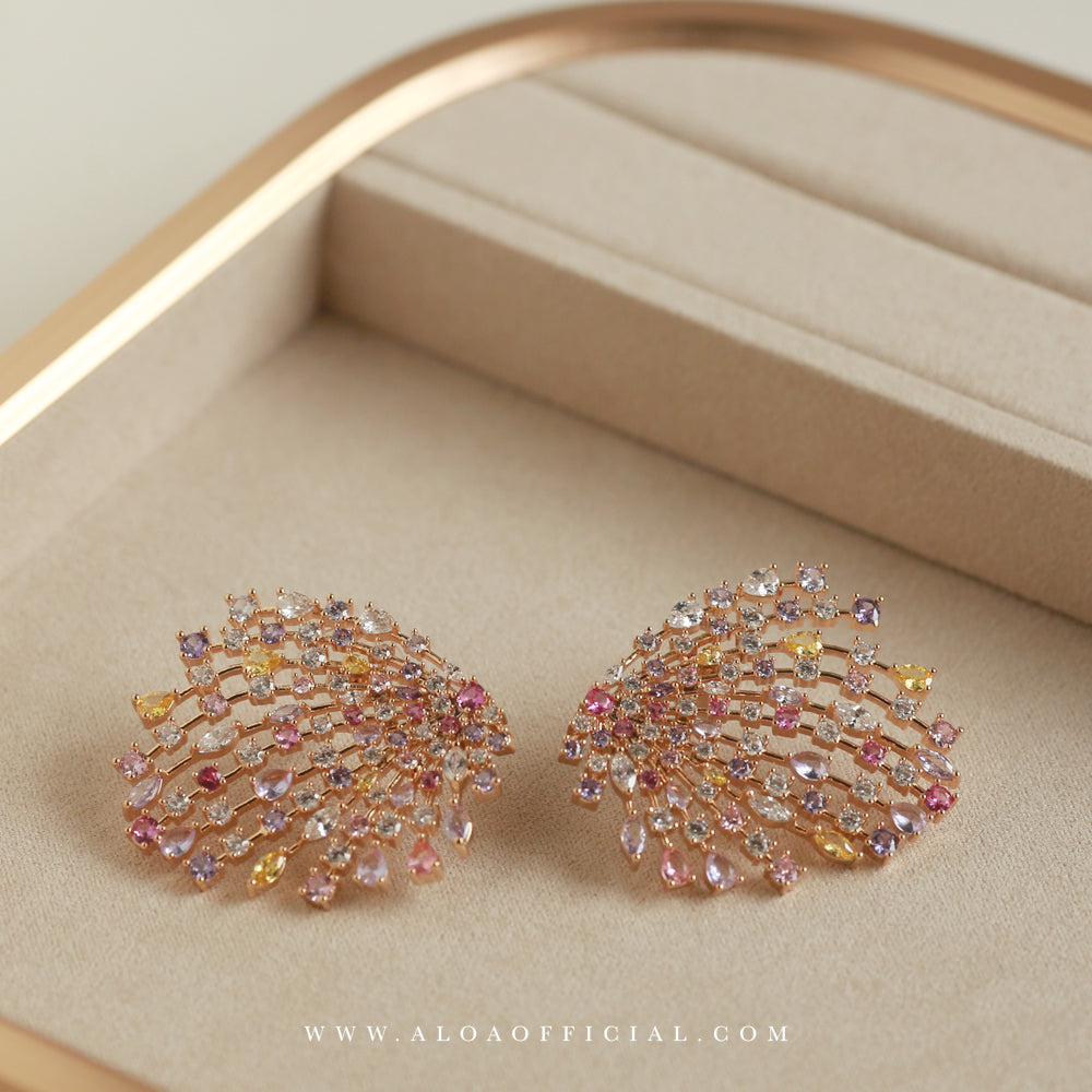 Cloudburst Statement Earrings