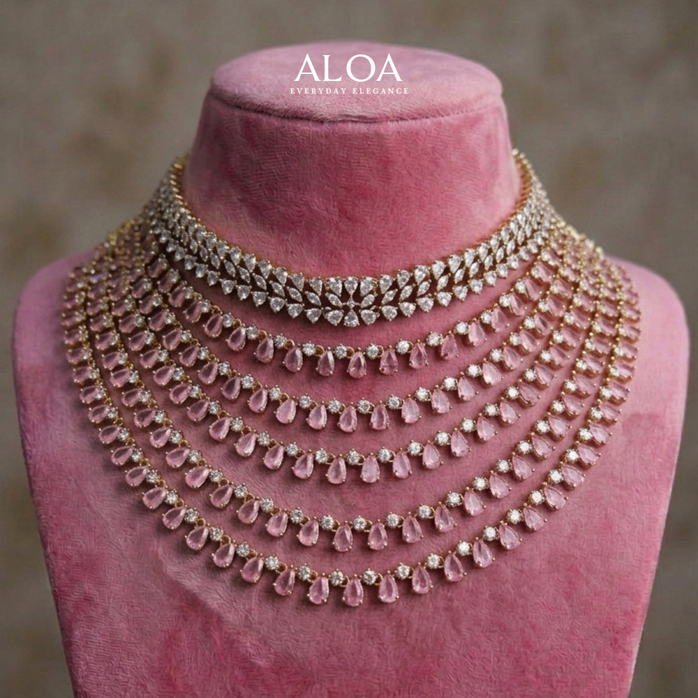 The Pink Layered Necklace