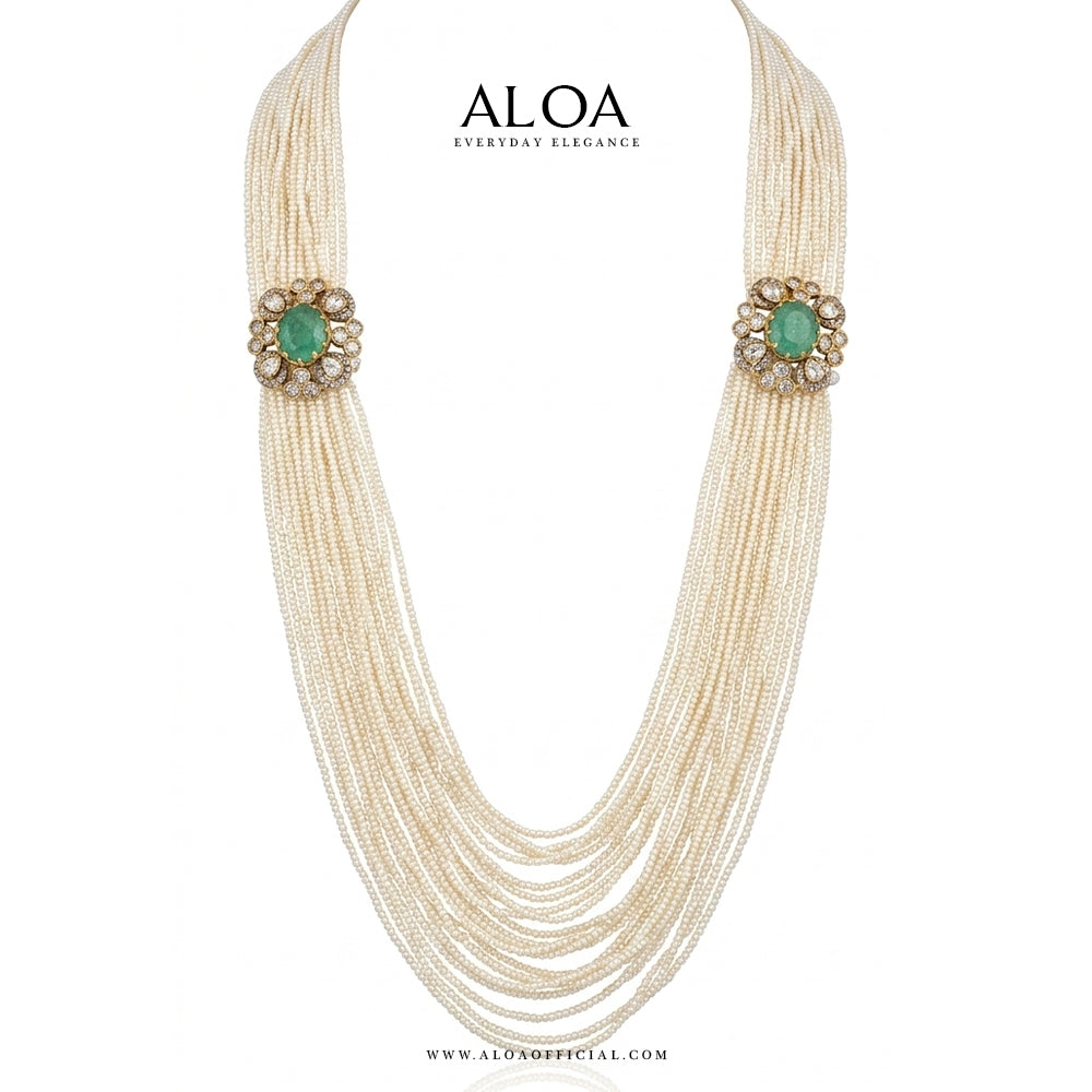 Multi Strand Pearl Mala