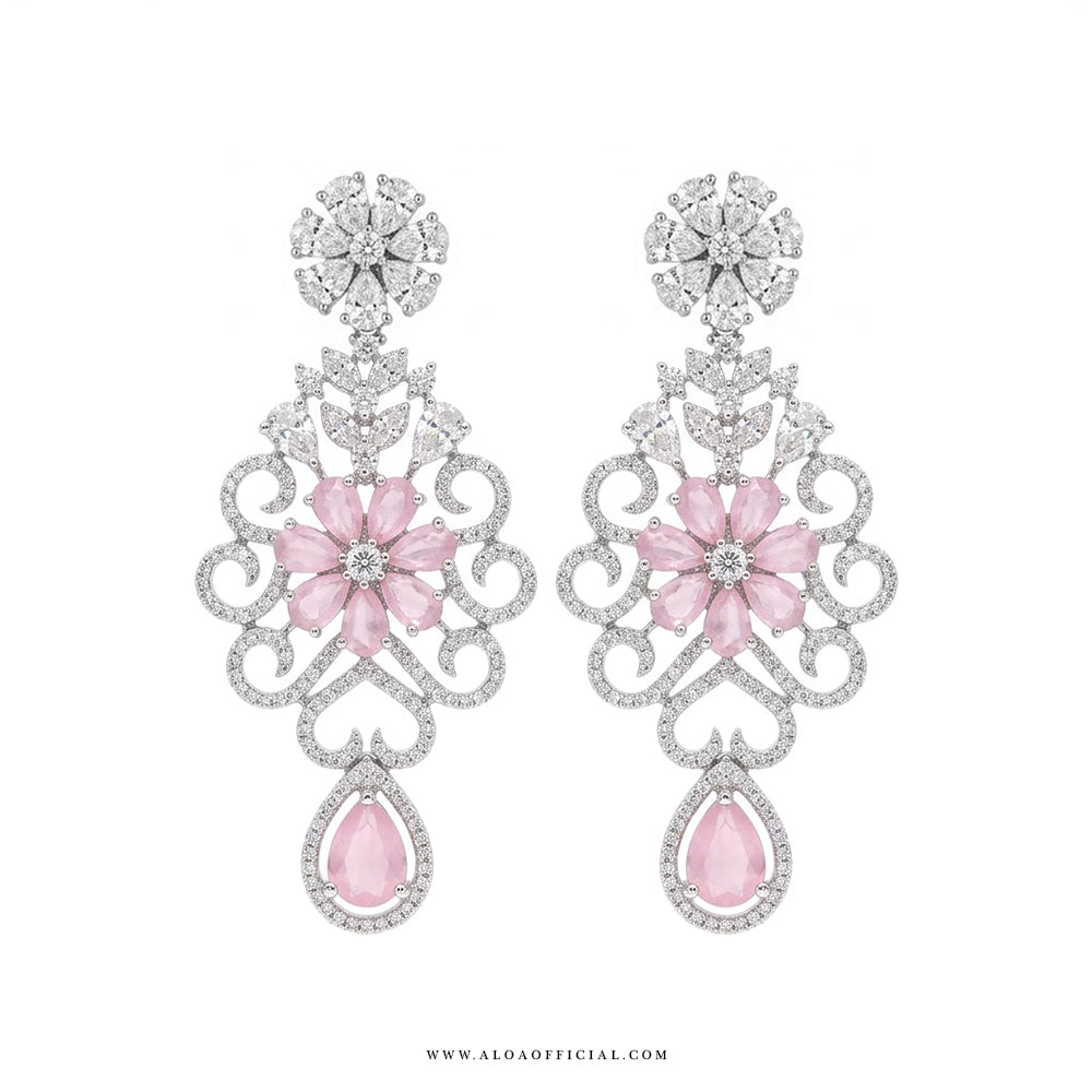 Blush Petal Necklace Set