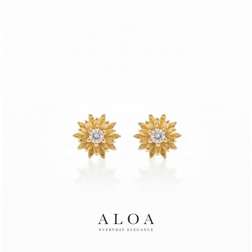 Golden Bloom Studs