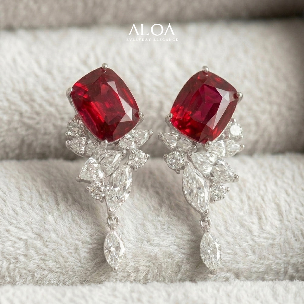 The Red Axis Earrings