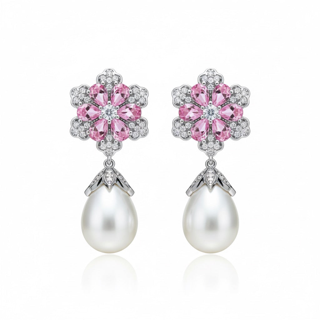 Floral Pearl Drops