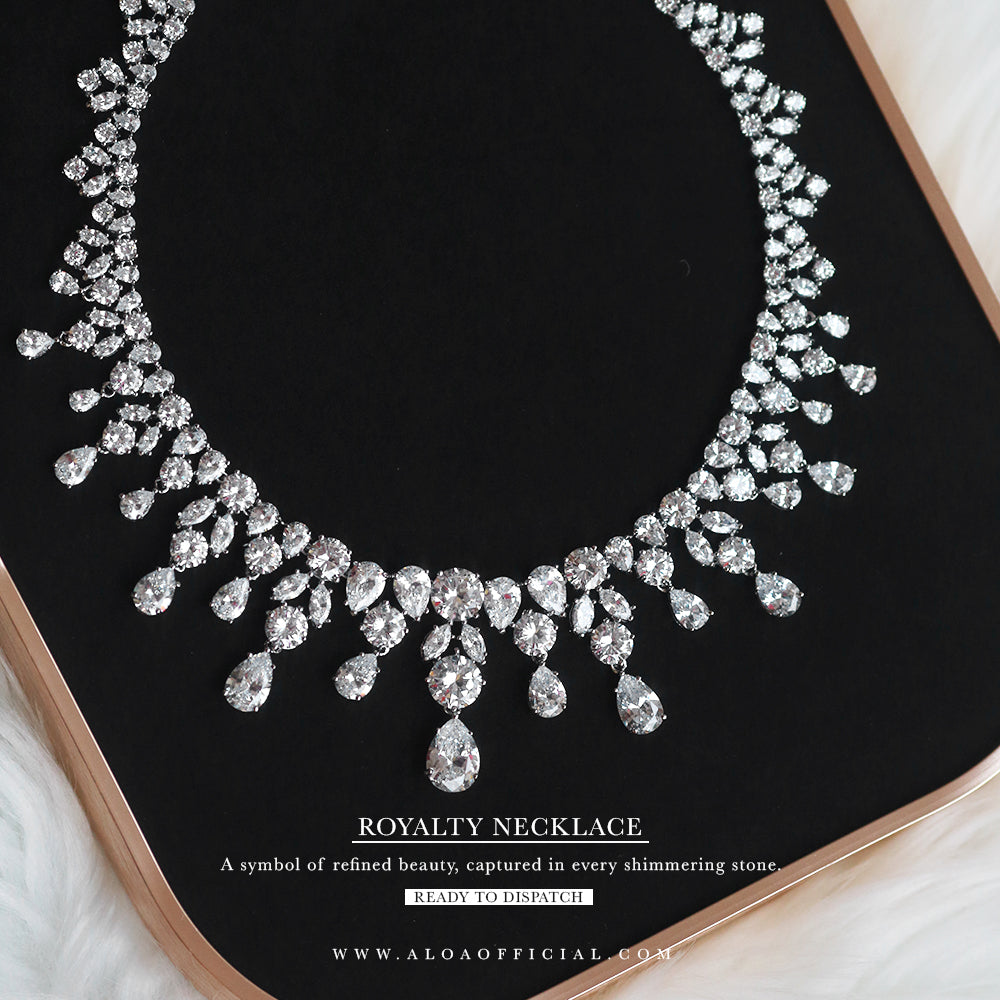 CZ Royalty Necklace Set