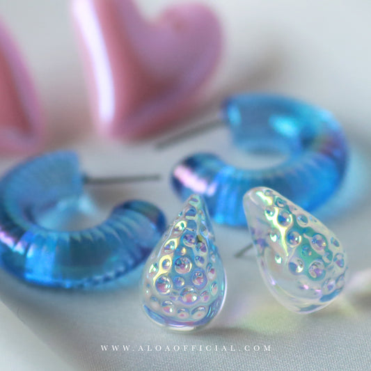 Color Pop: Statement Acrylic Earrings Set