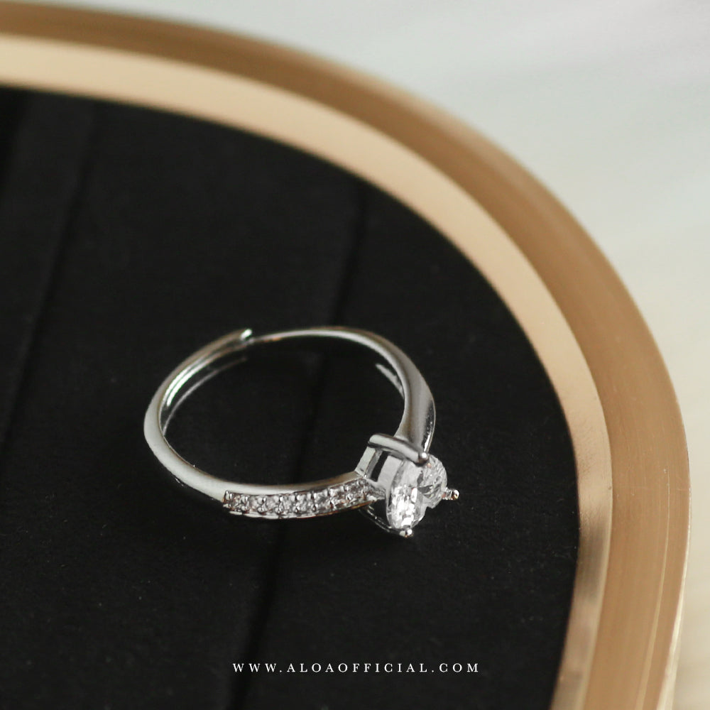 Forever Heart CZ Ring