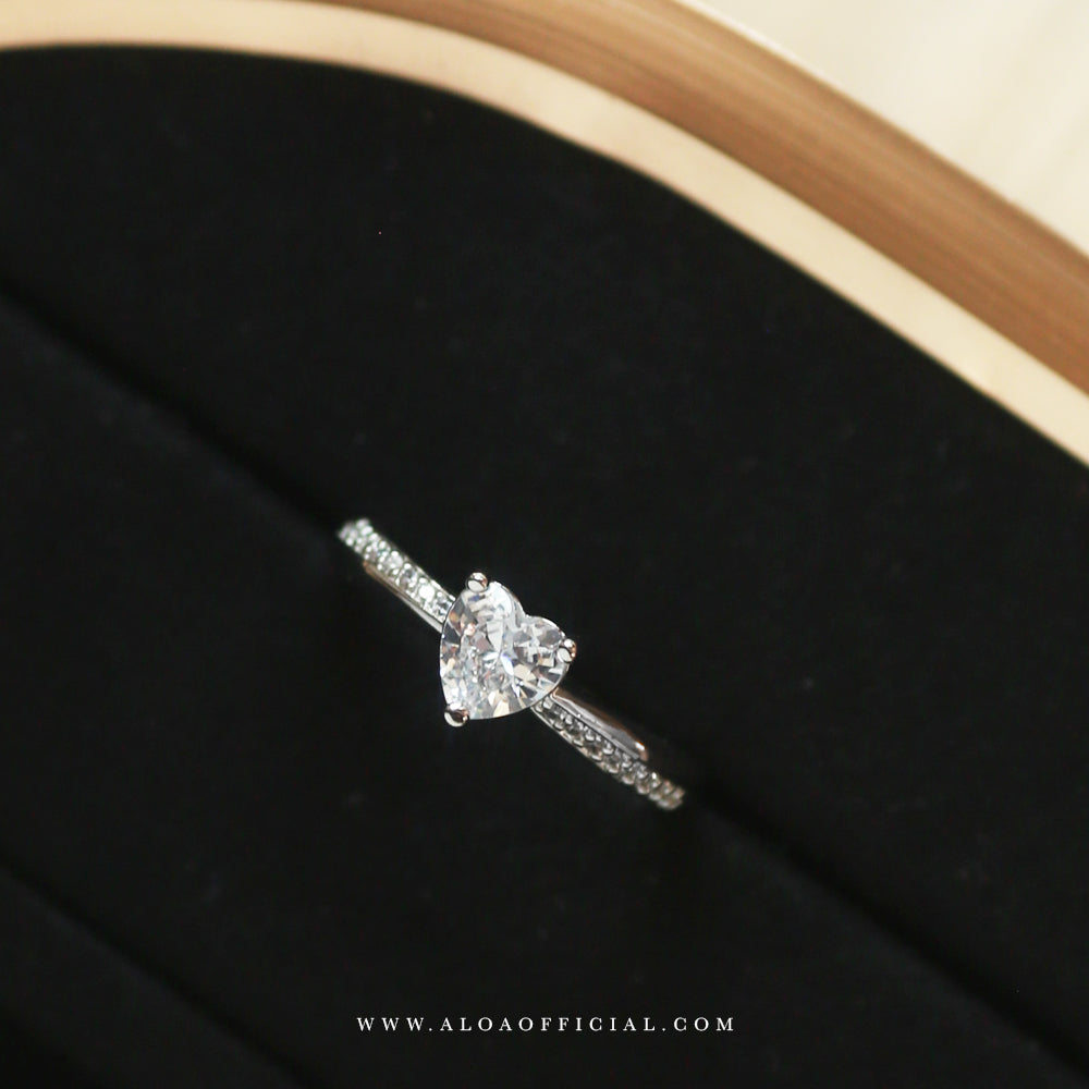 Forever Heart CZ Ring