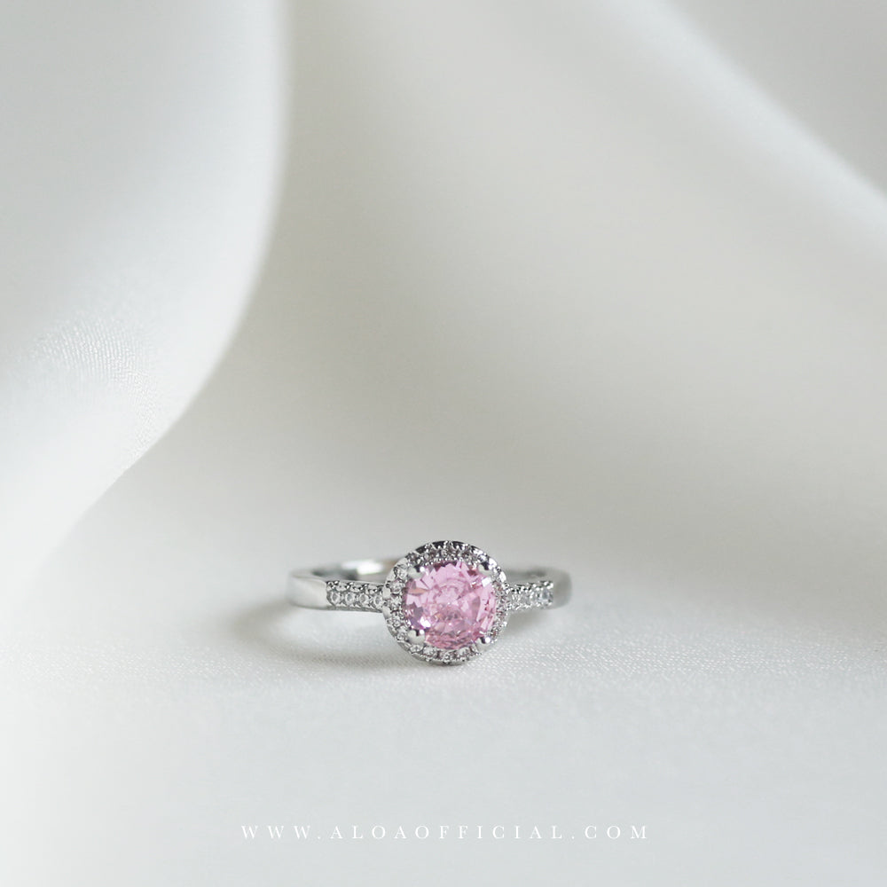 Pink Diamond Inspired Aloa Ring