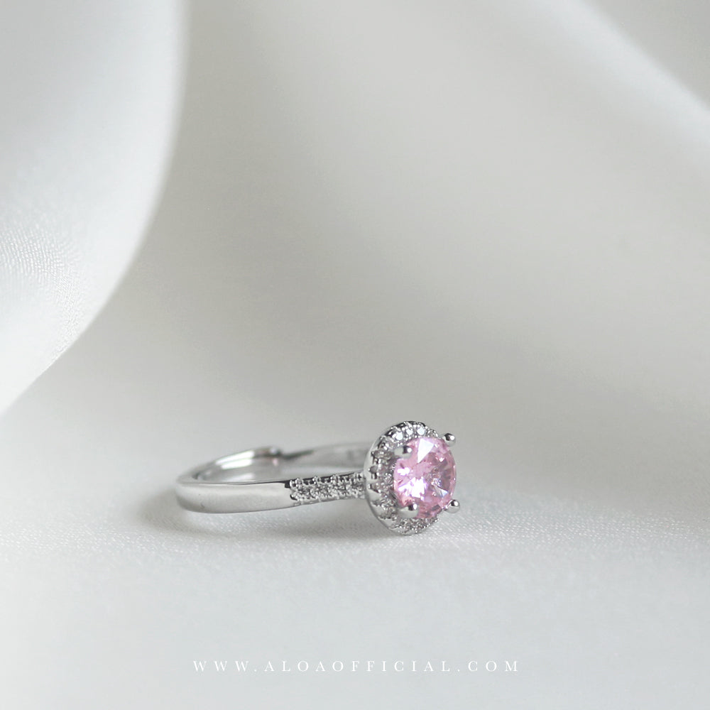 Pink Diamond Inspired Aloa Ring