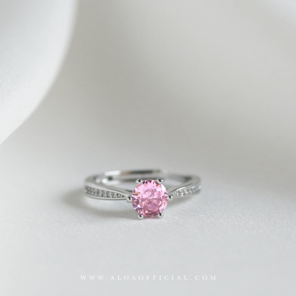 Rosé Radiance Adjustable Ring