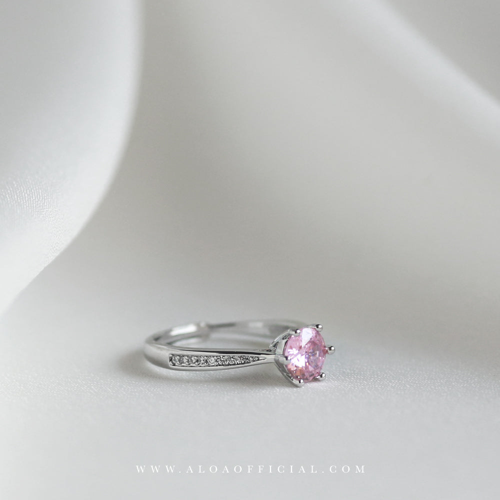 Rosé Radiance Adjustable Ring