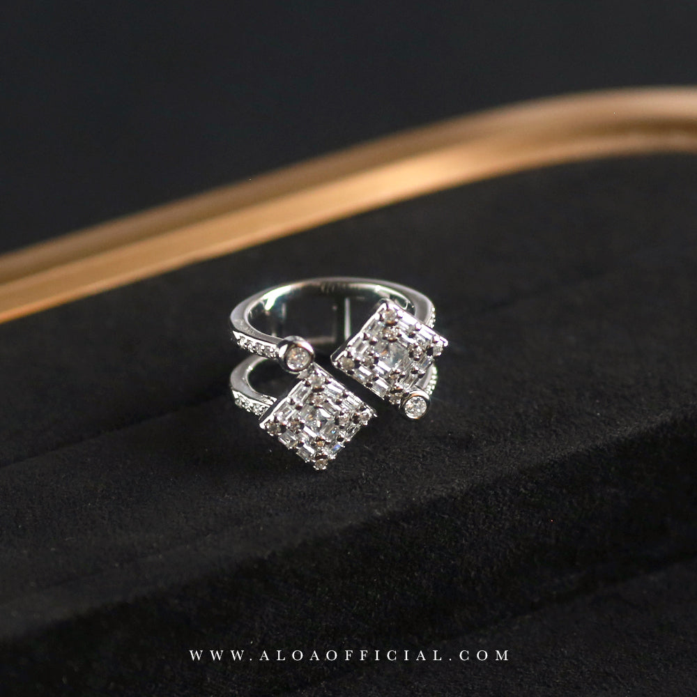 Brilliant CZ Cocktail Ring