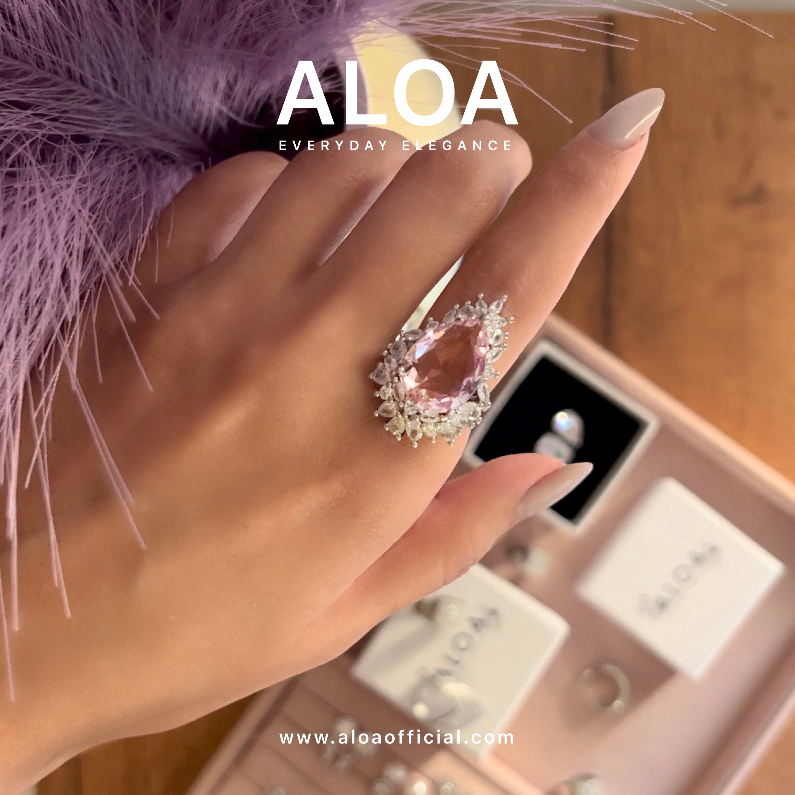 True Love Statement Ring - Adjustable